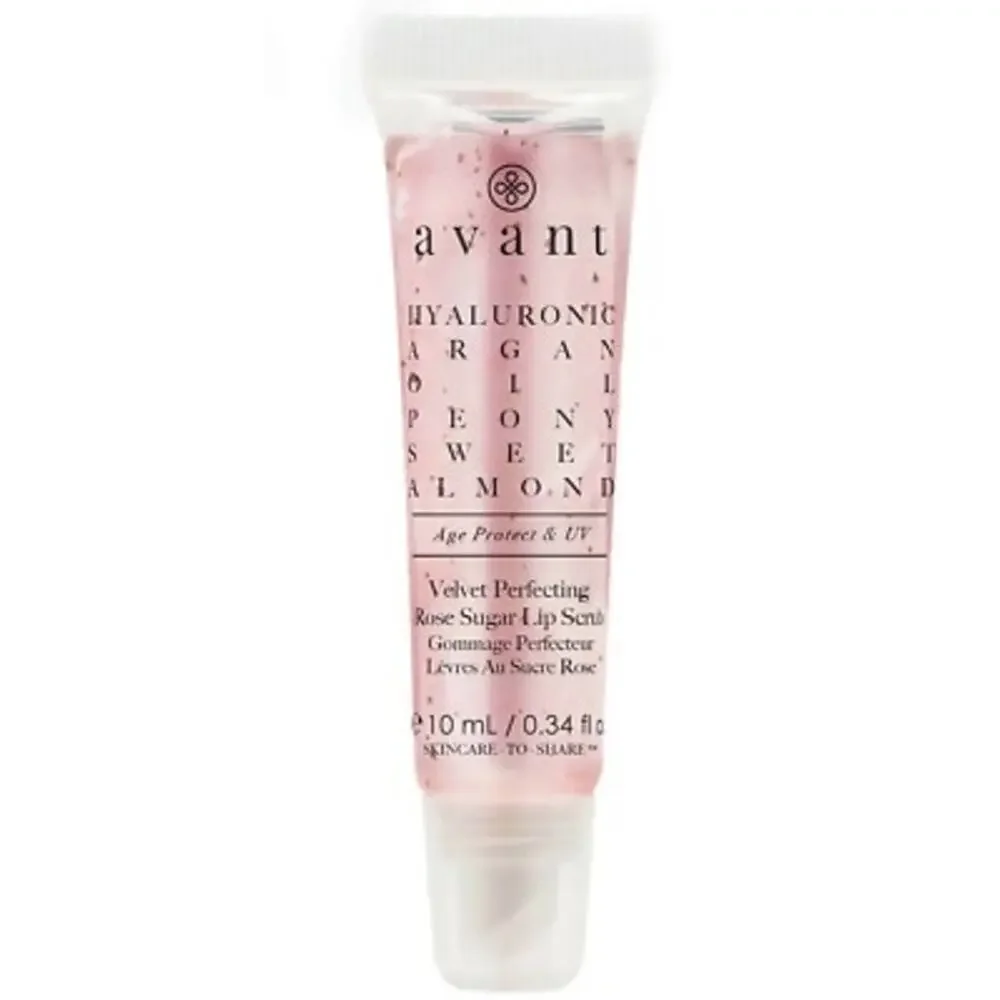 $69 New Avant Skincare Velvet Perfecting Rose Sugar Lip Scrub